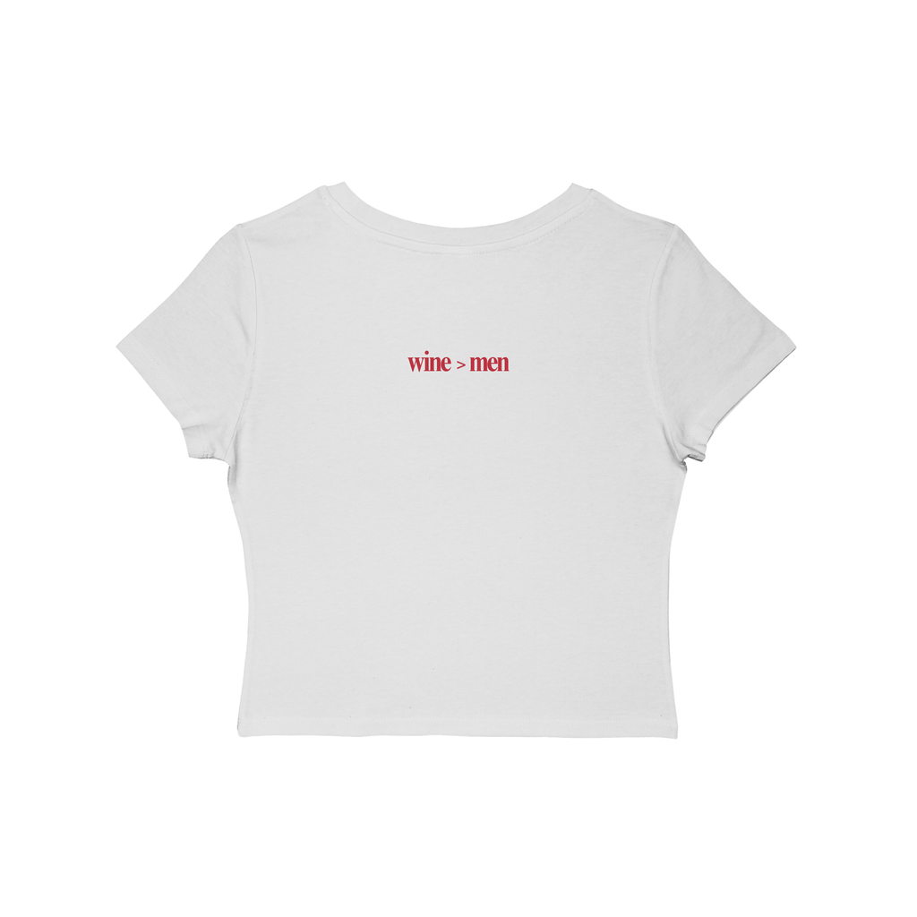 Wine Over Men Women's Baby Tee